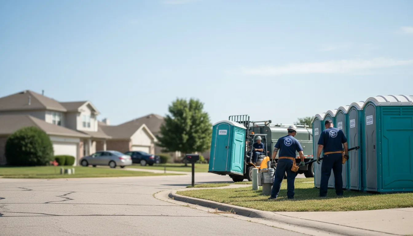 Porta Potty Rental in Earth, TX near me